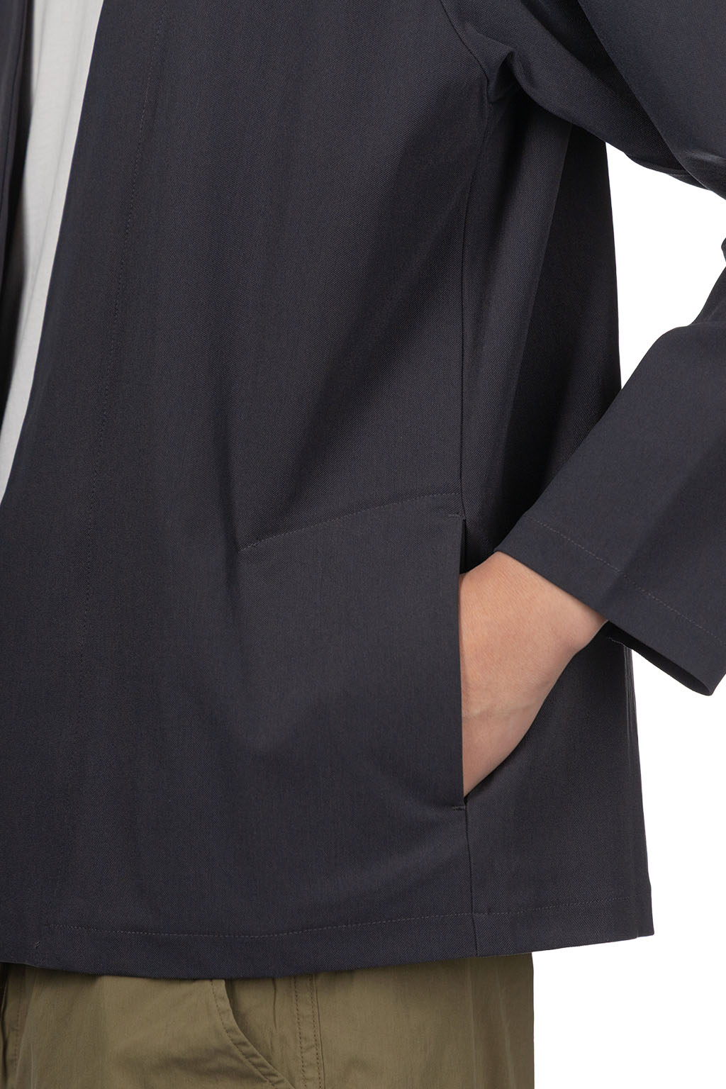 Manual Alphabet - Jourdigun Jersey Cardigan - Charcoal