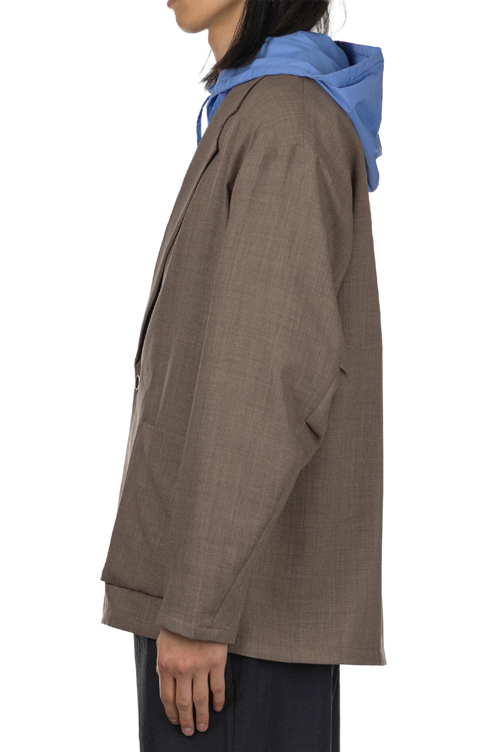 Manual Alphabet - Mesh Oxford Comfort Jacket - Mocha