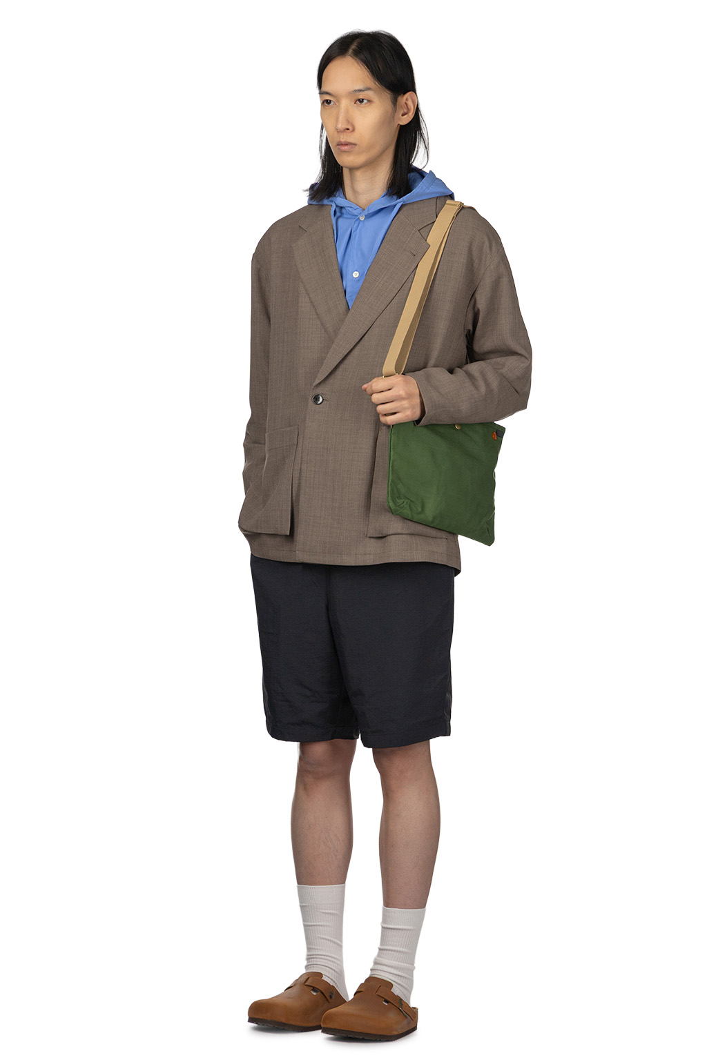 Manual Alphabet - Mesh Oxford Comfort Jacket - Mocha