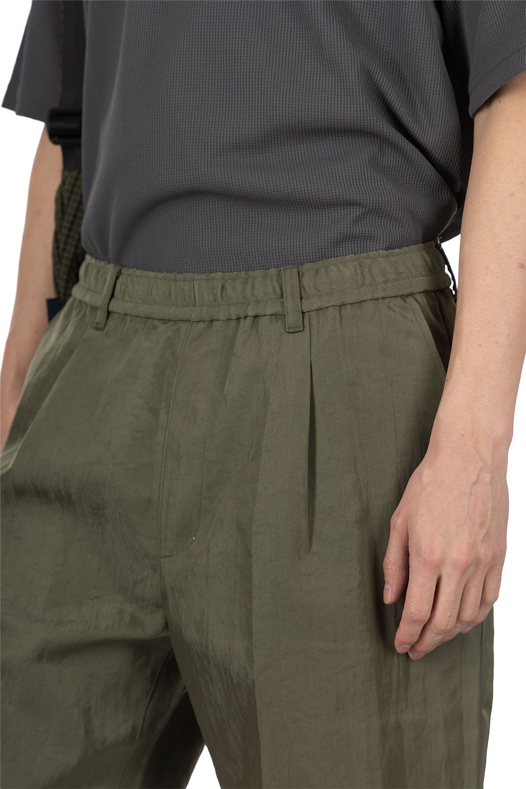 Manual Alphabet - Nylon Twill Shorts - Sage