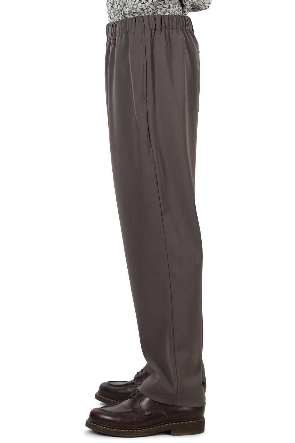 Manual Alphabet - Polyester Twill Tapered Pants - Charcoal