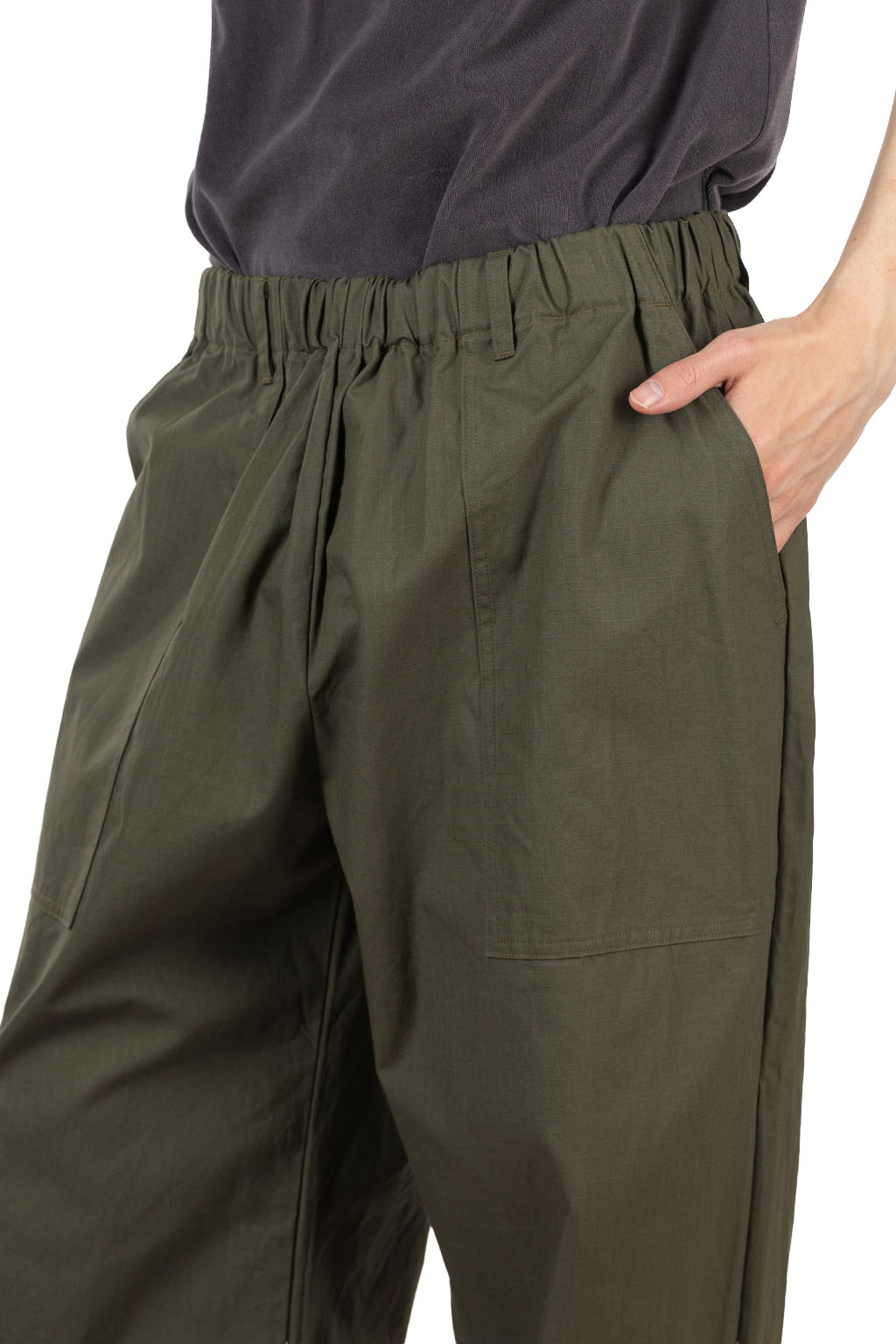 Manual Alphabet - Ripstop Easy Baker Pants - Olive