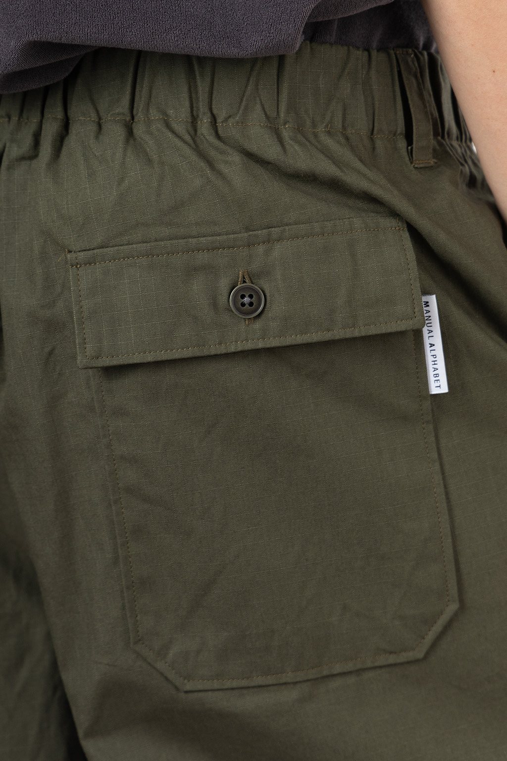 Manual Alphabet - Ripstop Easy Baker Pants - Olive