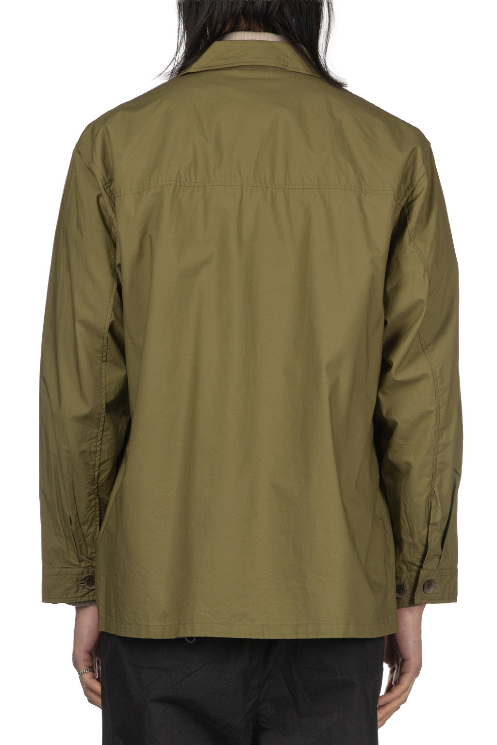 Manual Alphabet - Typewriter Shirt Jacket - ML Green
