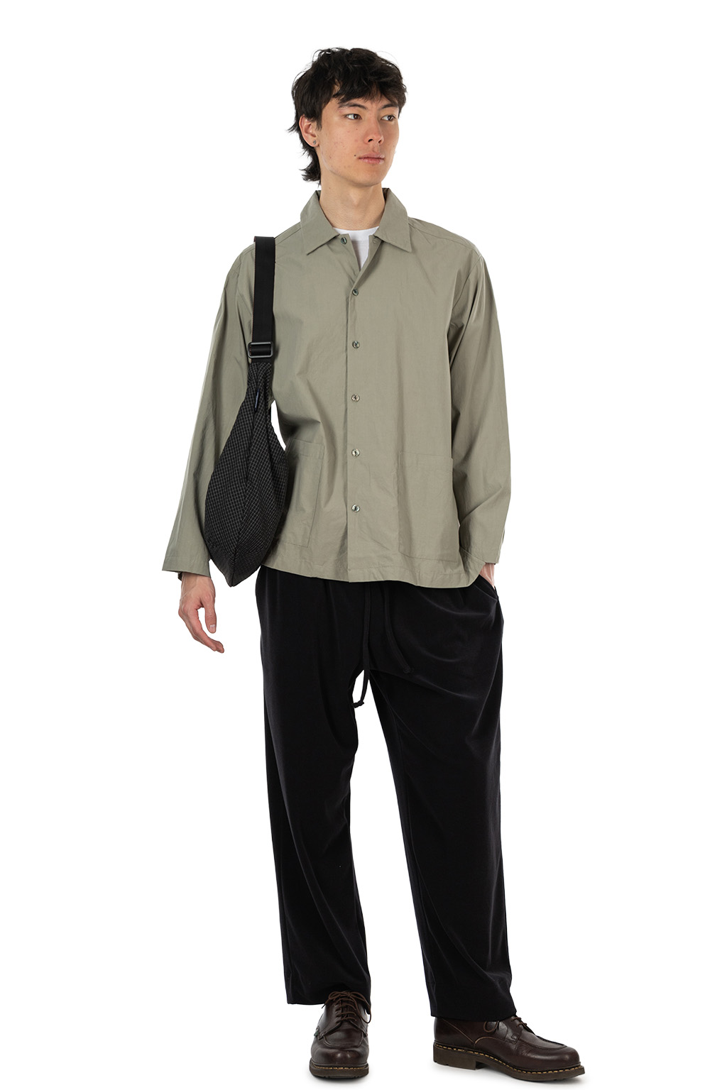 Manual Alphabet - Weather Cloth Shirt Jacket - Sage