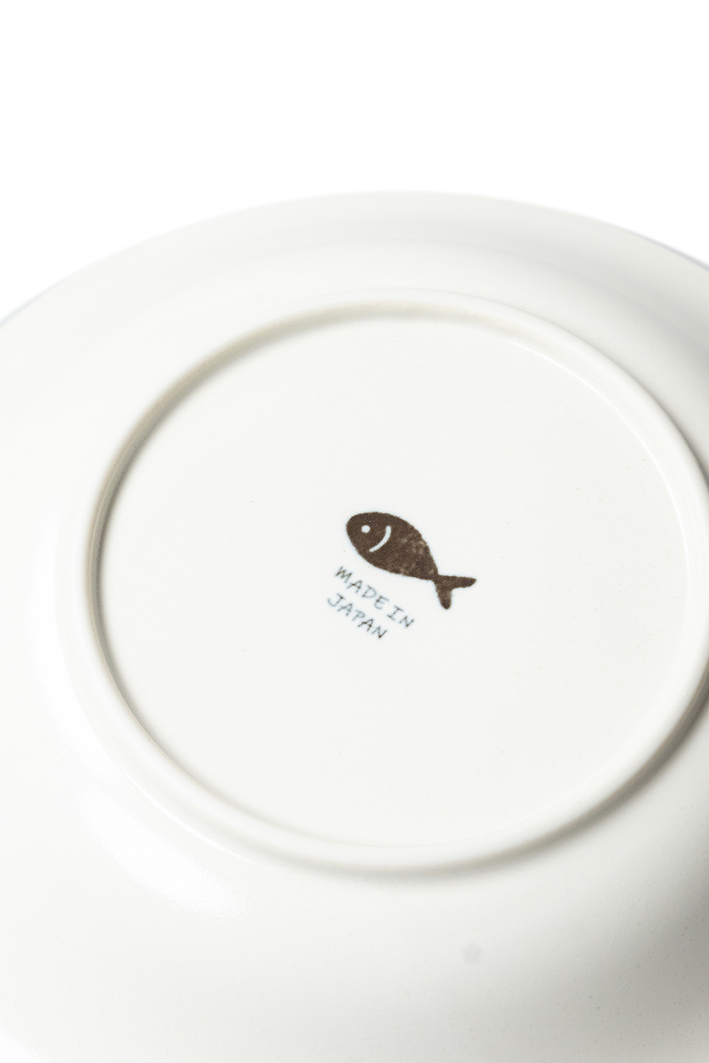 Mino Pottery - CAT'S FACE Plate L BK