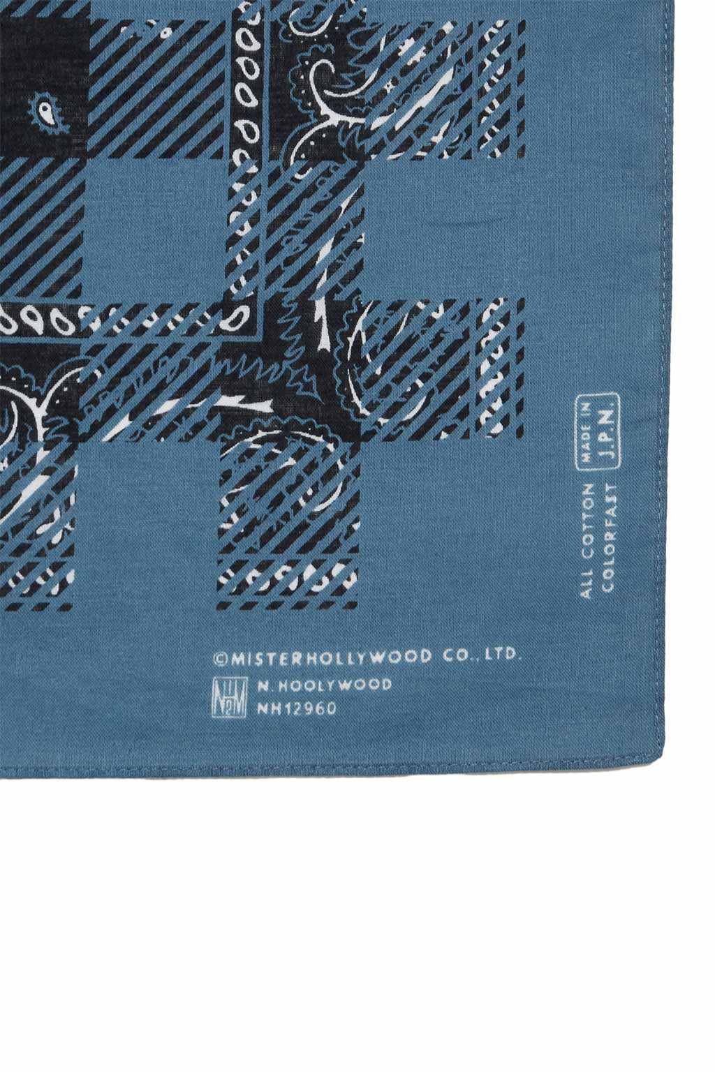 N. Hoolywood Bandana - Blue and Black