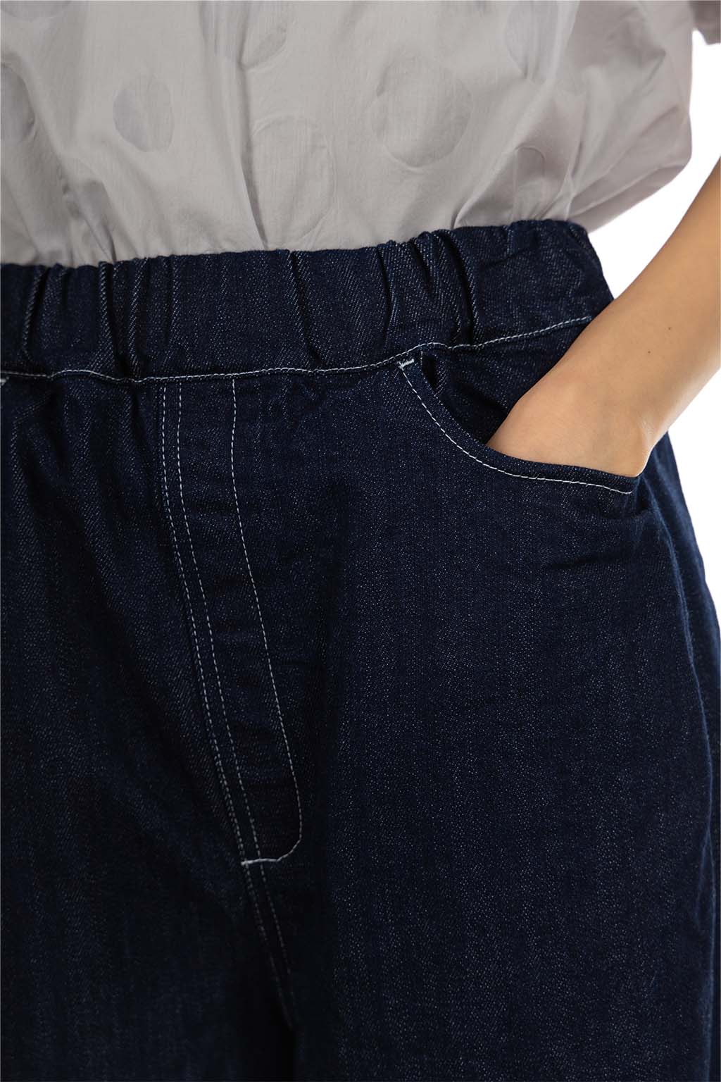 NARU  - 12oz Round Pants - Indigo
