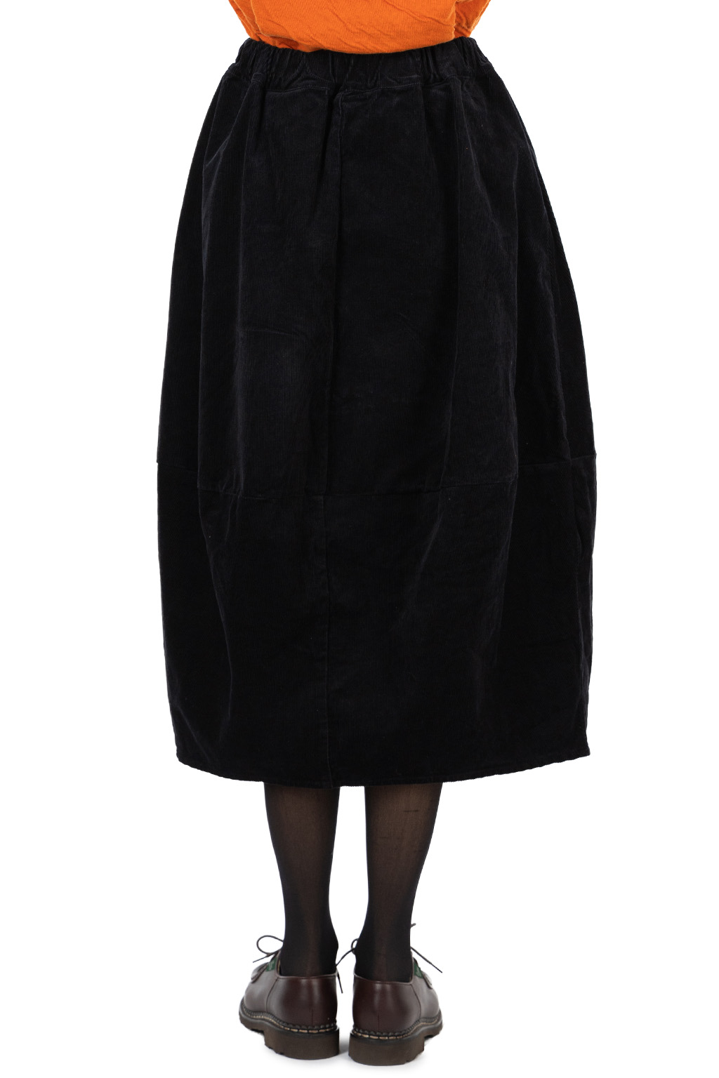 NARU  - 14W Corduroy Egg Skirt - Black