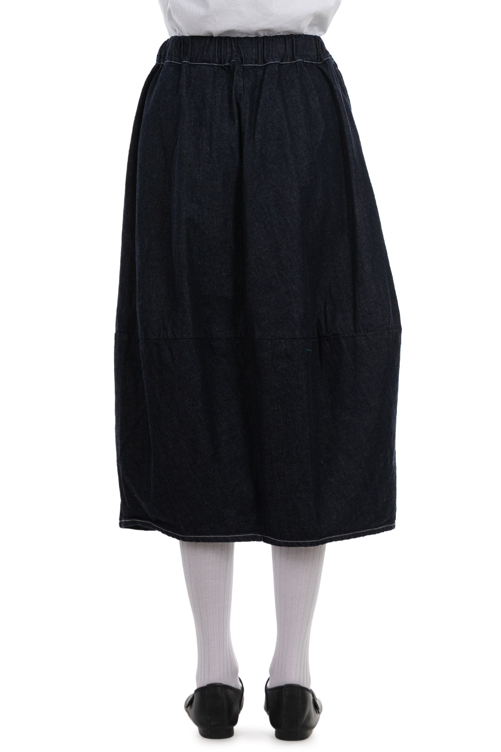 NARU  - 8oz Denim Egg Skirt - Blue
