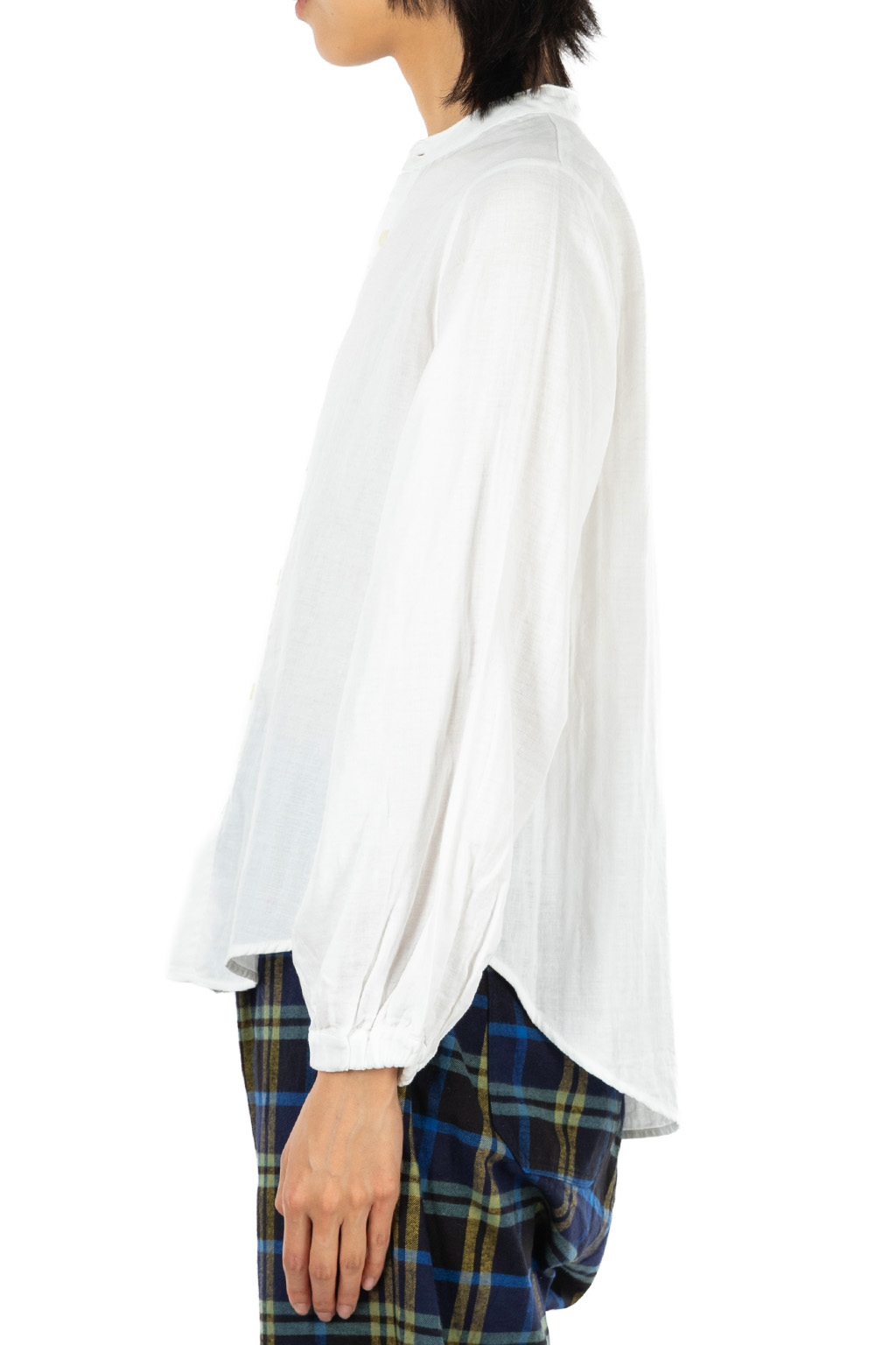 NARU  - Double Gauze Volume Sleeve Shirt - Off White