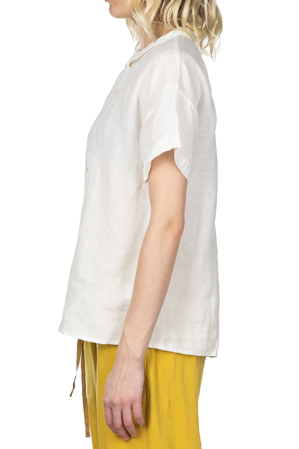 NARU  - French Linen Blouse - White