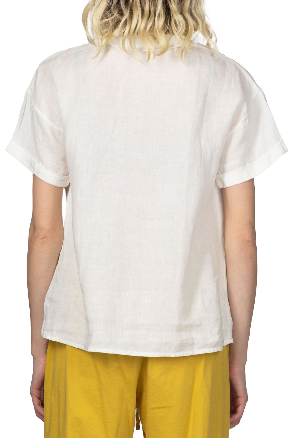 NARU  - French Linen Blouse - White