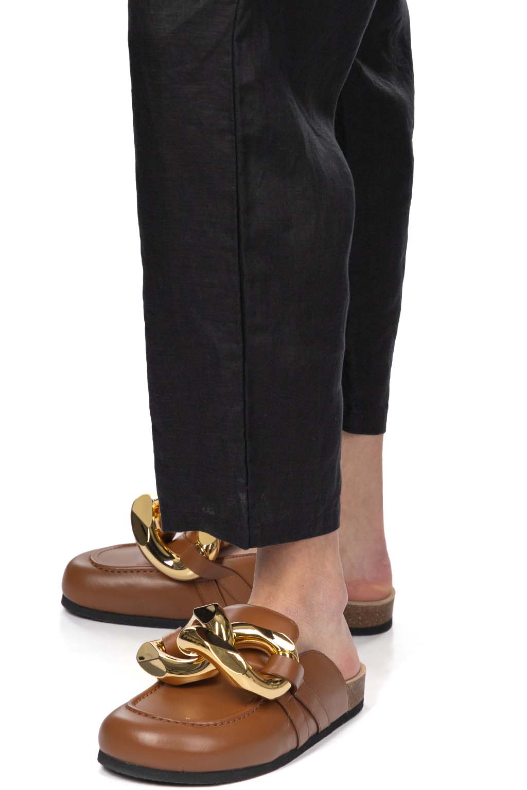 NARU  - French Linen Cozy Pants - Black
