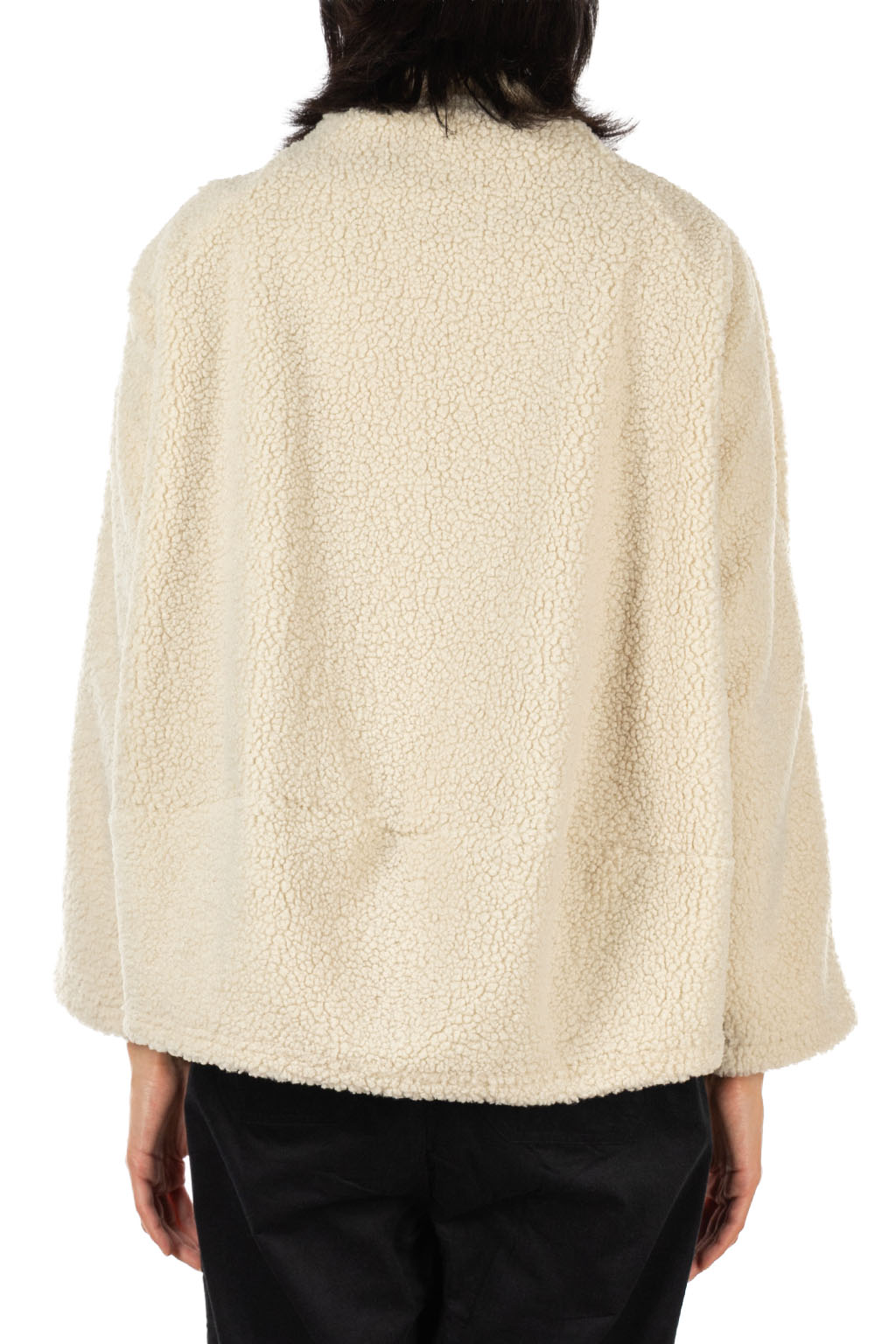 NARU  - Poodle Pile Jacket - Ecru