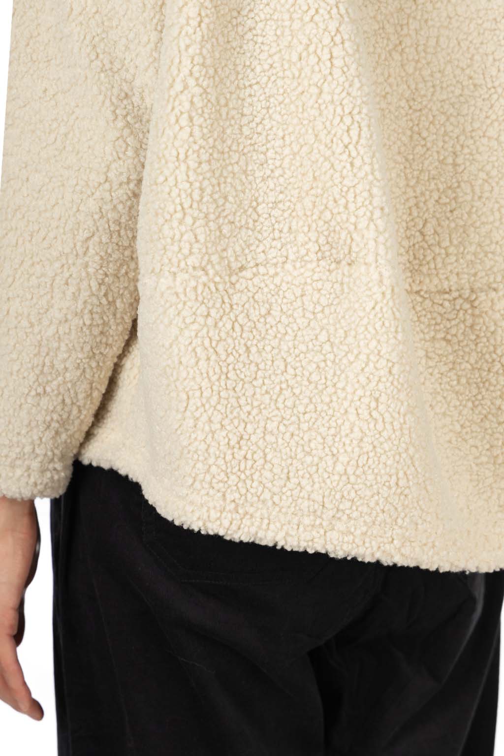 NARU  - Poodle Pile Jacket - Ecru