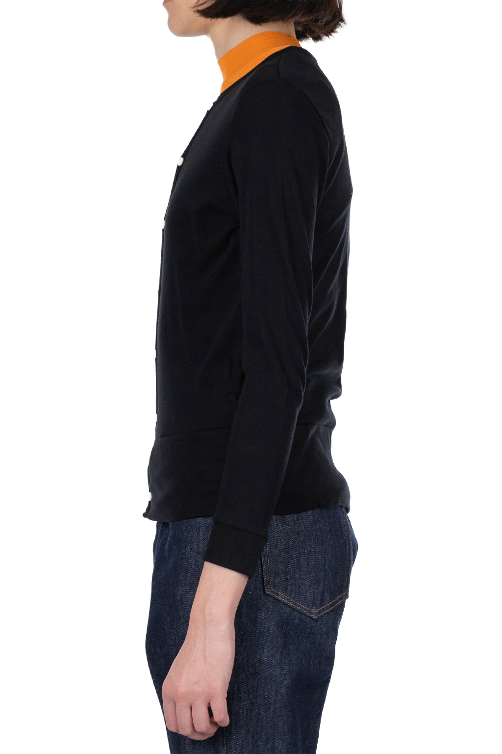 NARU  - Soft Cotton LS Cardigan - Black