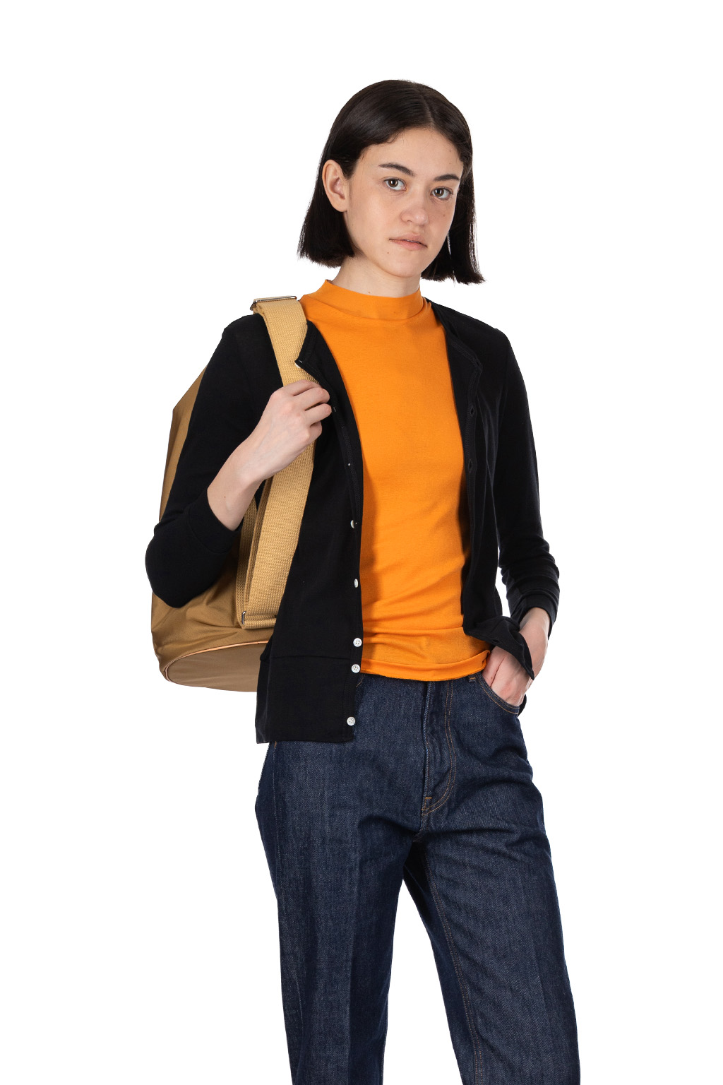 NARU  - Soft Cotton LS Cardigan - Black