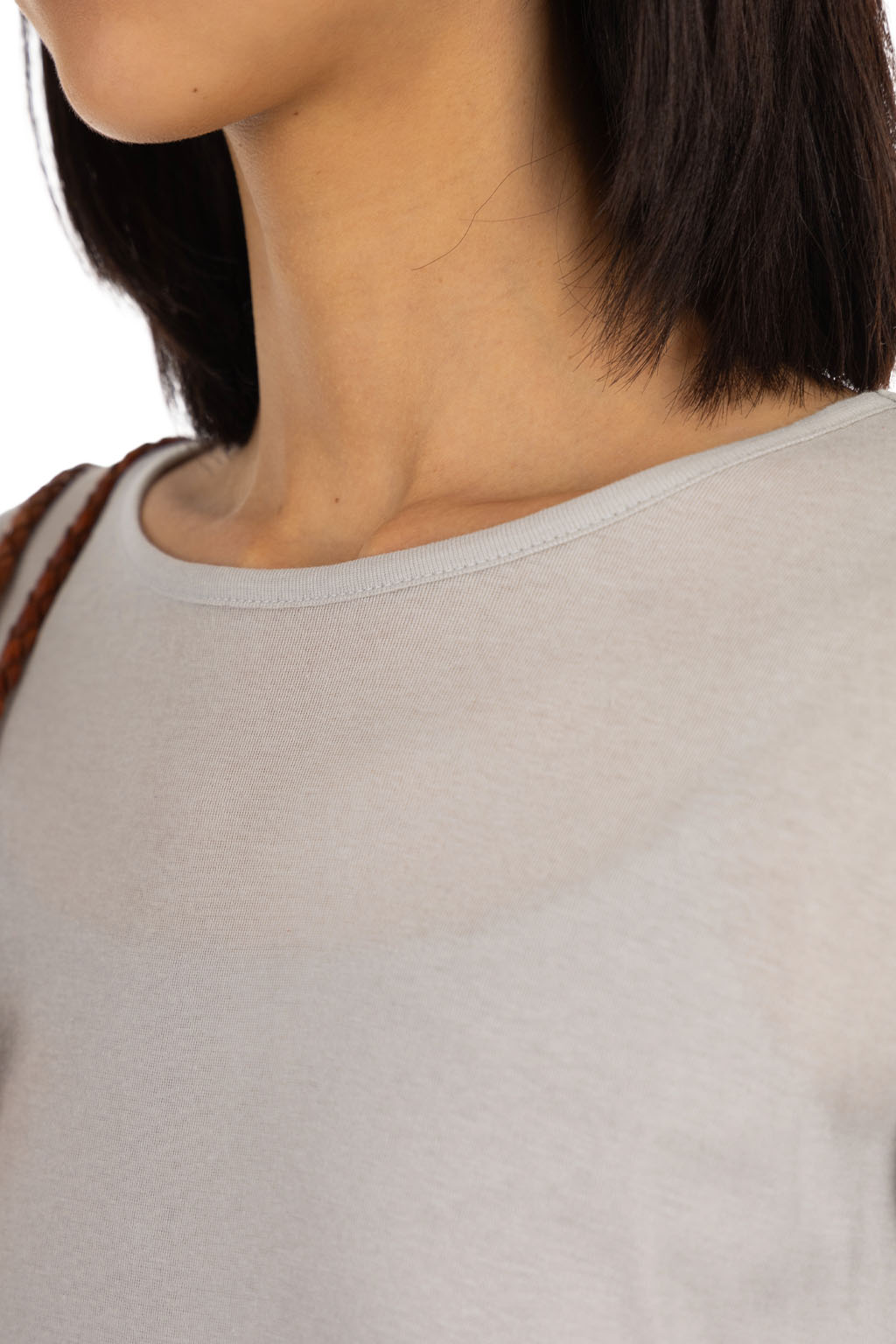 NARU  - Soft Slice Crew Neck Pullover - Stone Grey