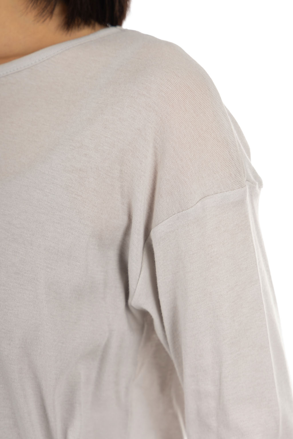 NARU  - Soft Slice Crew Neck Pullover - Stone Grey
