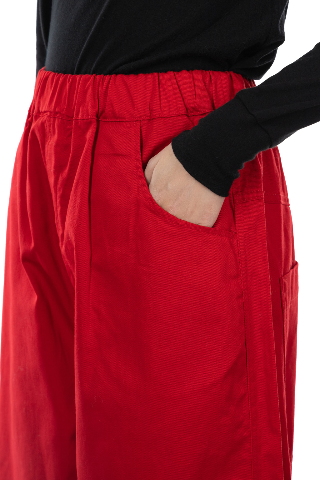 NARU  - Twill Noppo Pants - Red