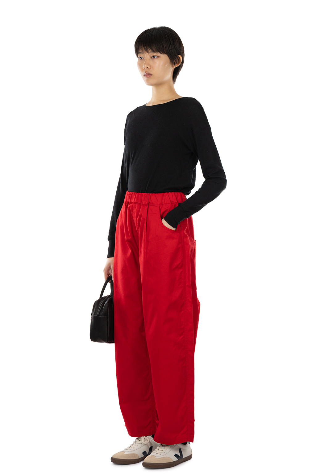 NARU  - Twill Noppo Pants - Red