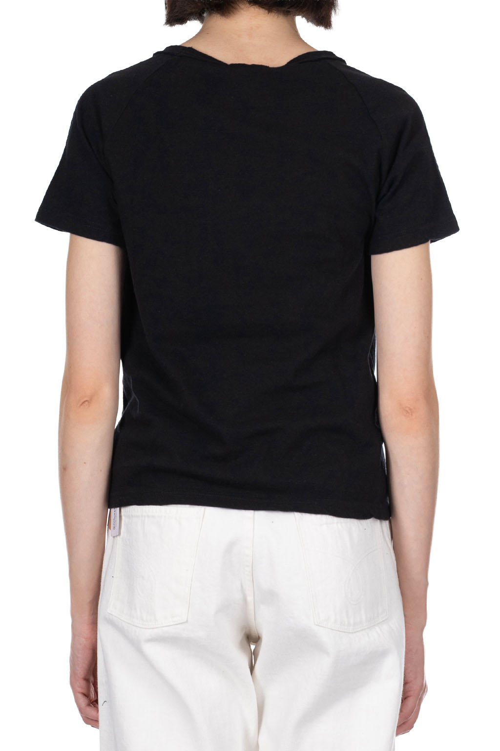 NARU  - Uneven Yarn Jersey Compact Tee - Black