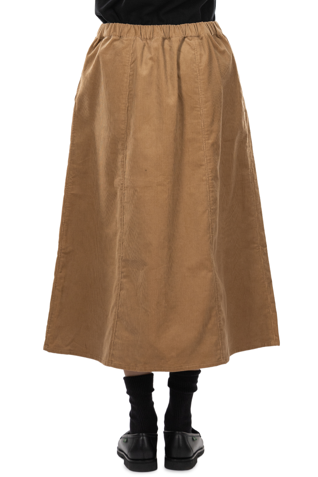Nachukara - Corduroy Panel Skirt - Beige