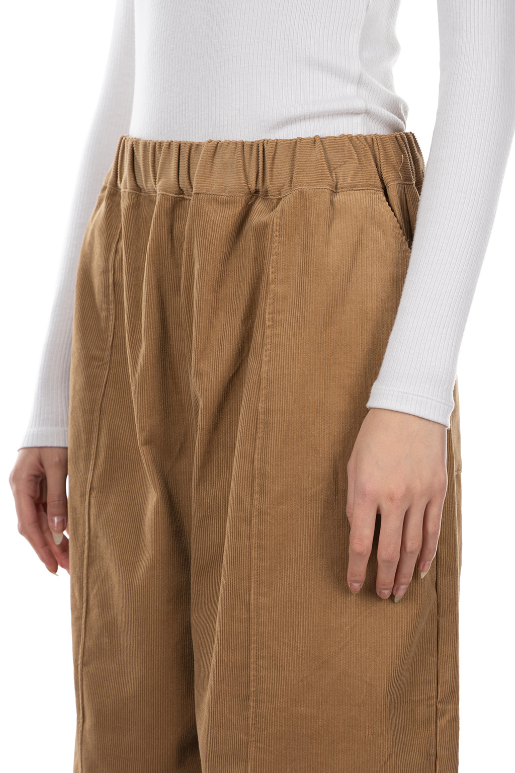 Nachukara - Corduroy Pants - Beige