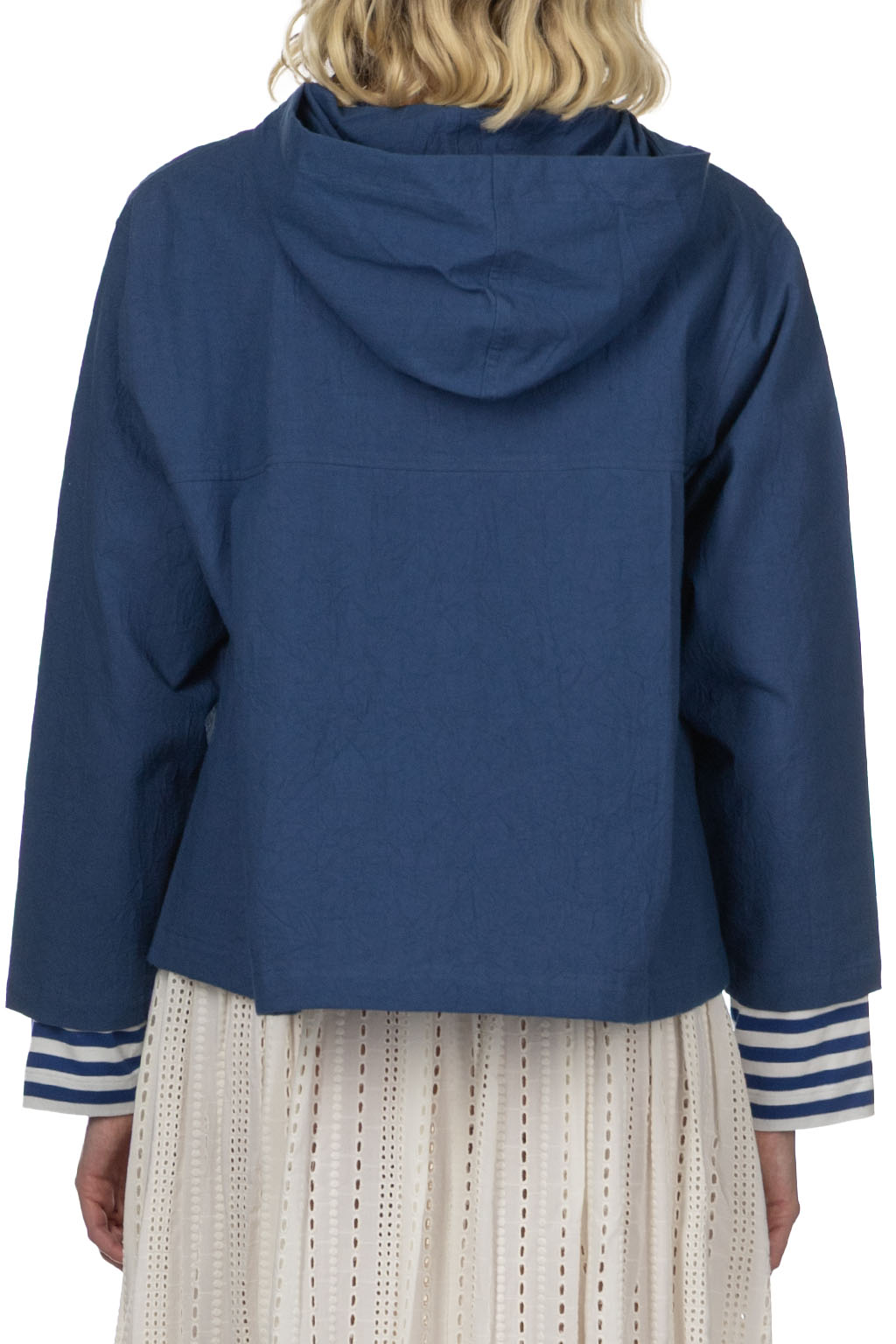 Nachukara - Cotton Hooded Shirt Jacket