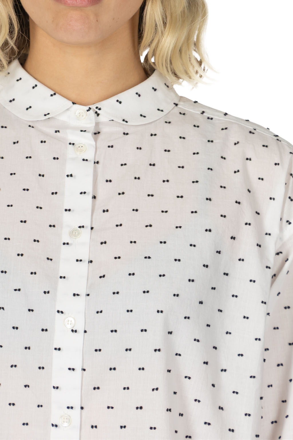 Nachukara - Dobby Round Collar Shirt