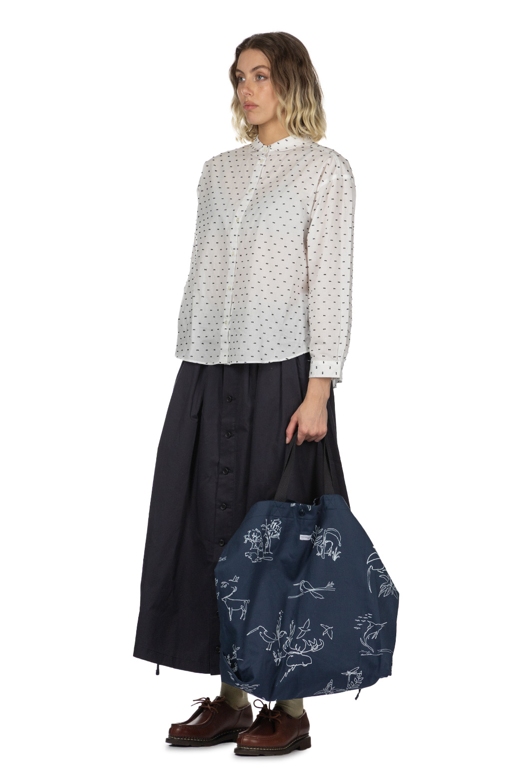 Nachukara - Dobby Round Collar Shirt