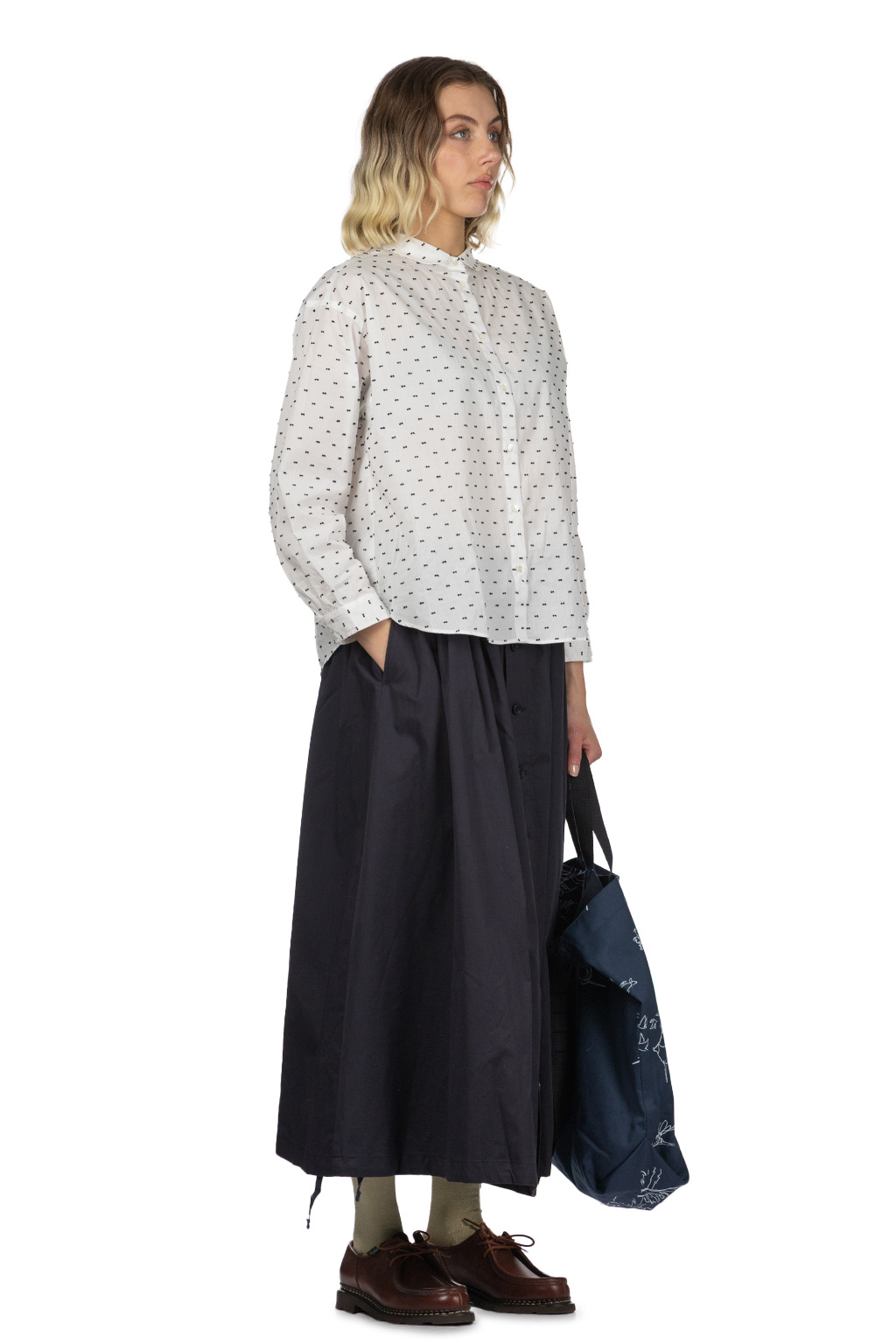 Nachukara - Dobby Round Collar Shirt