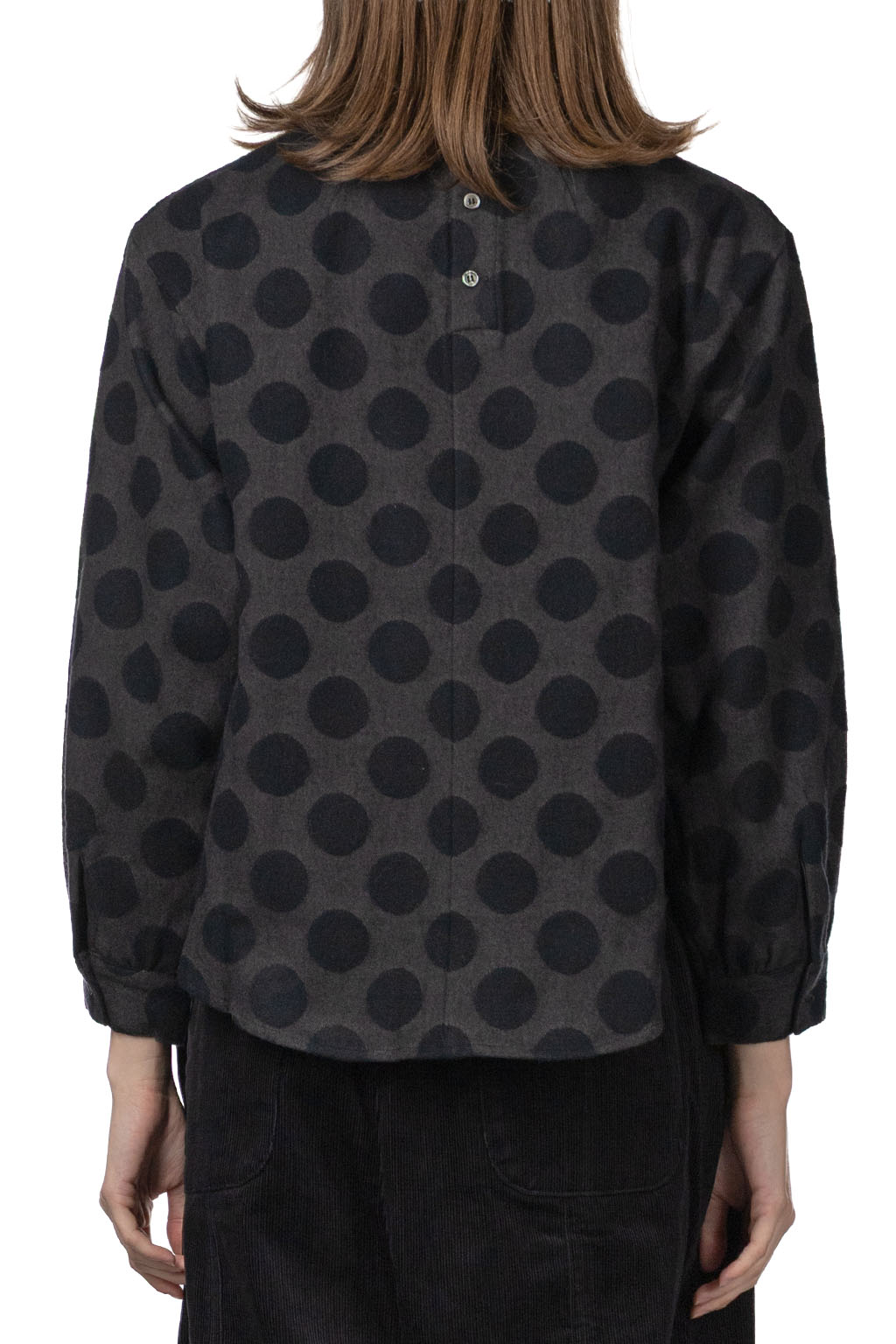 Nachukara - Dot Jaquard BottleNeck Pullover