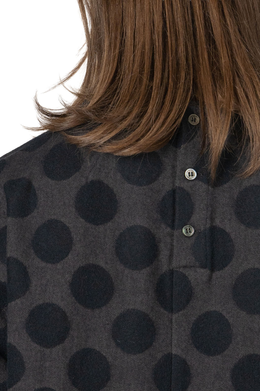 Nachukara - Dot Jaquard BottleNeck Pullover