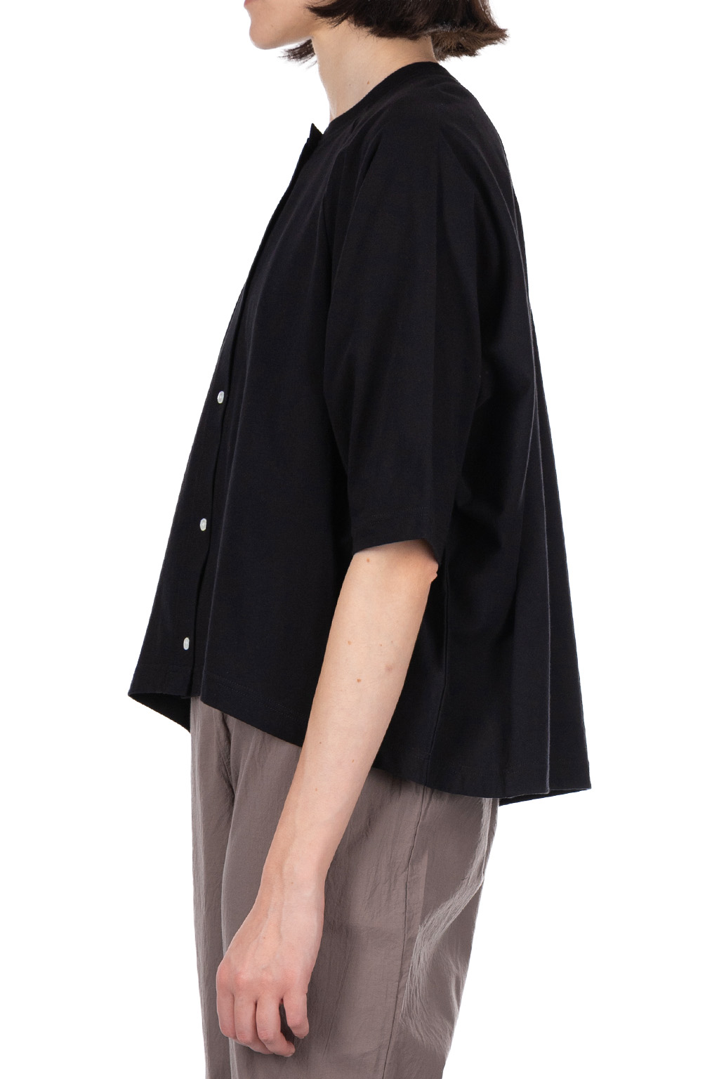 Nachukara - Jersey Dolman Cardigan - Black