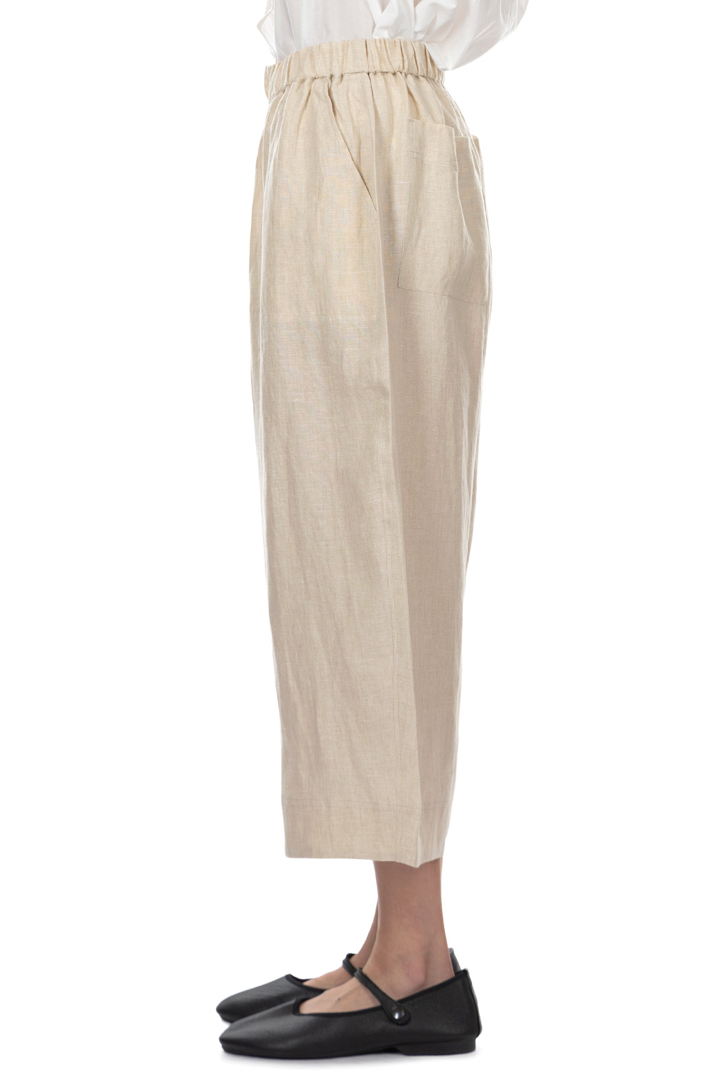 Nachukara - Linen Hemp Cocoon Pants - Natural