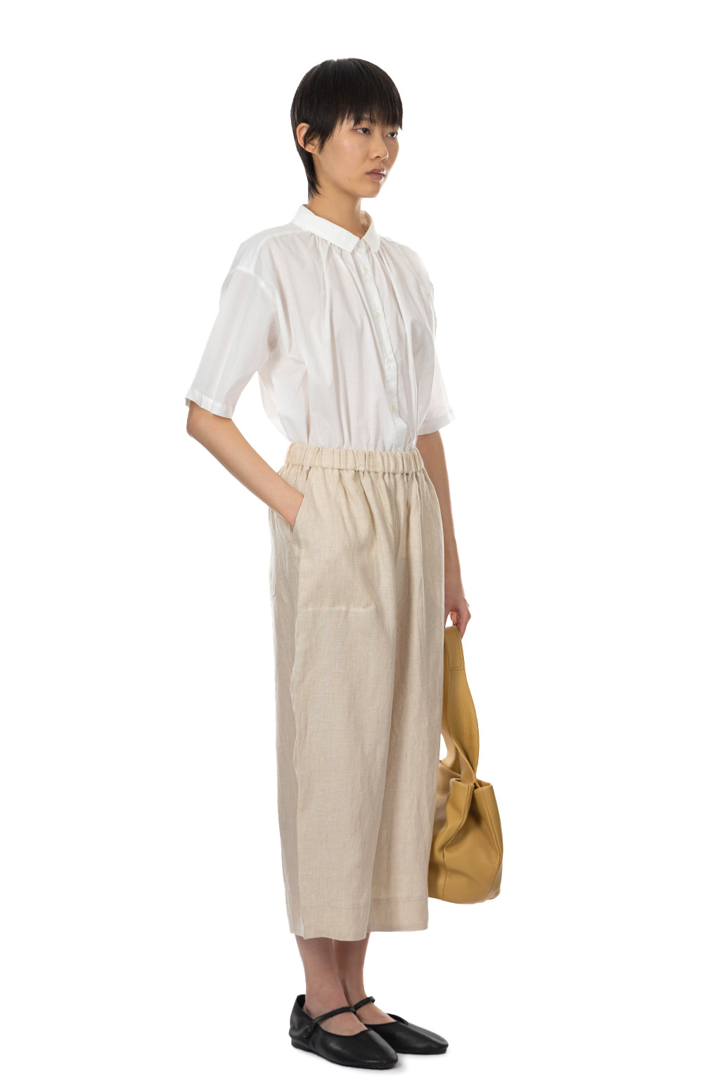 Nachukara - Linen Hemp Cocoon Pants - Natural
