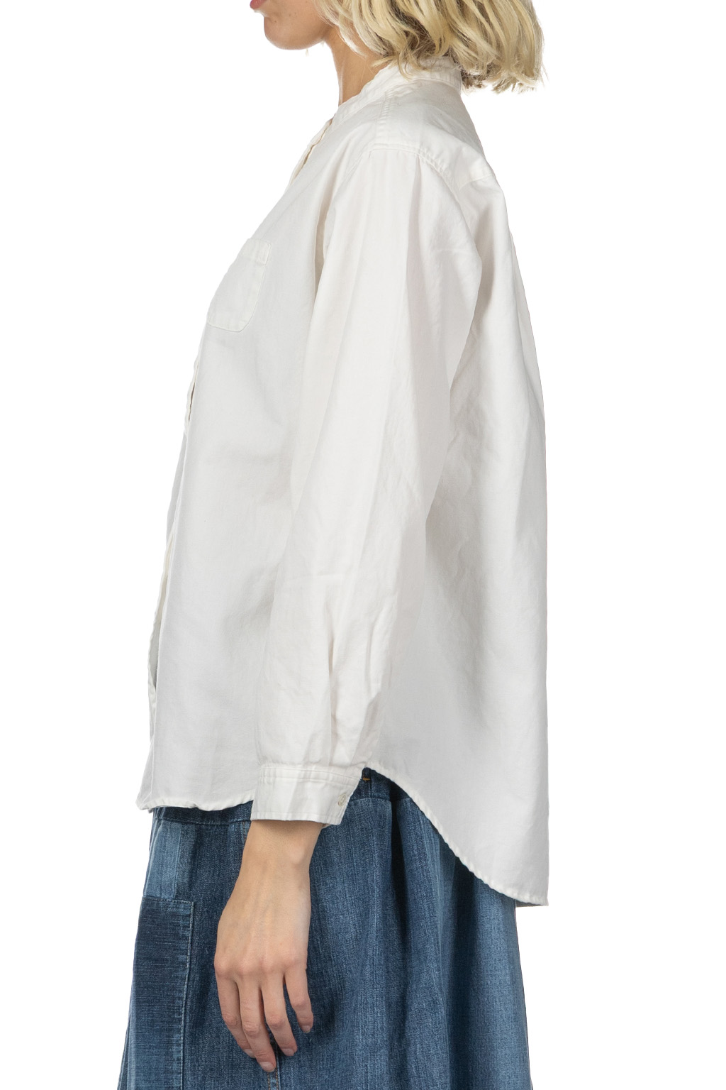 Nachukara - Oxford Band Collar Shirt