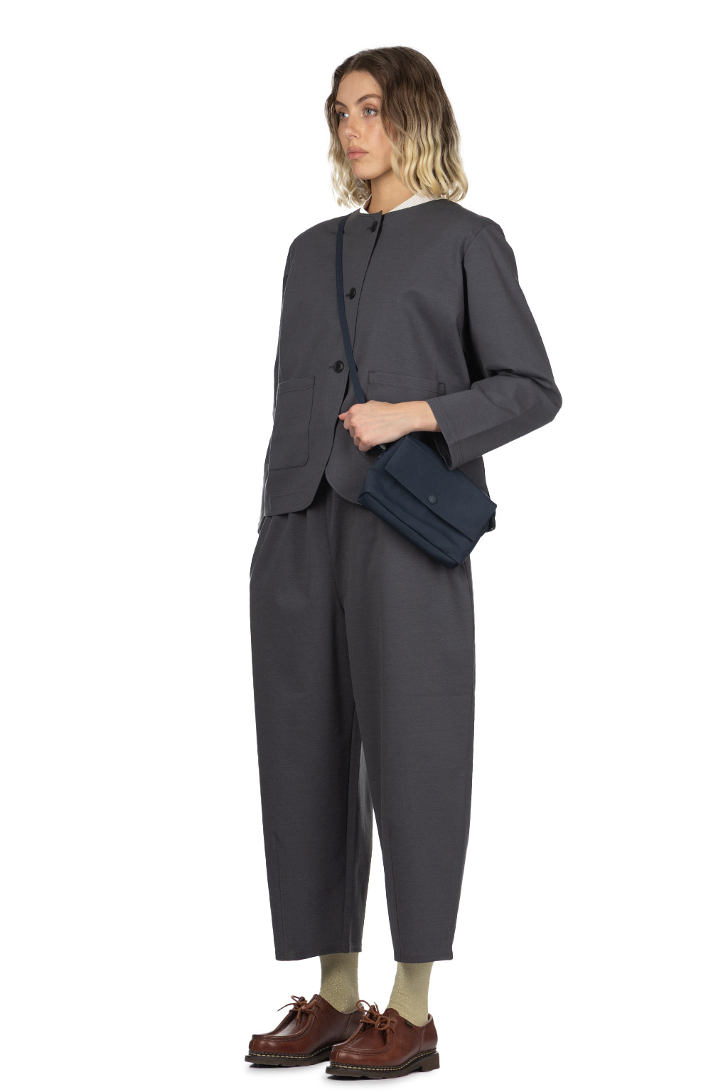 Nachukara - Ponte No Collar Jacket