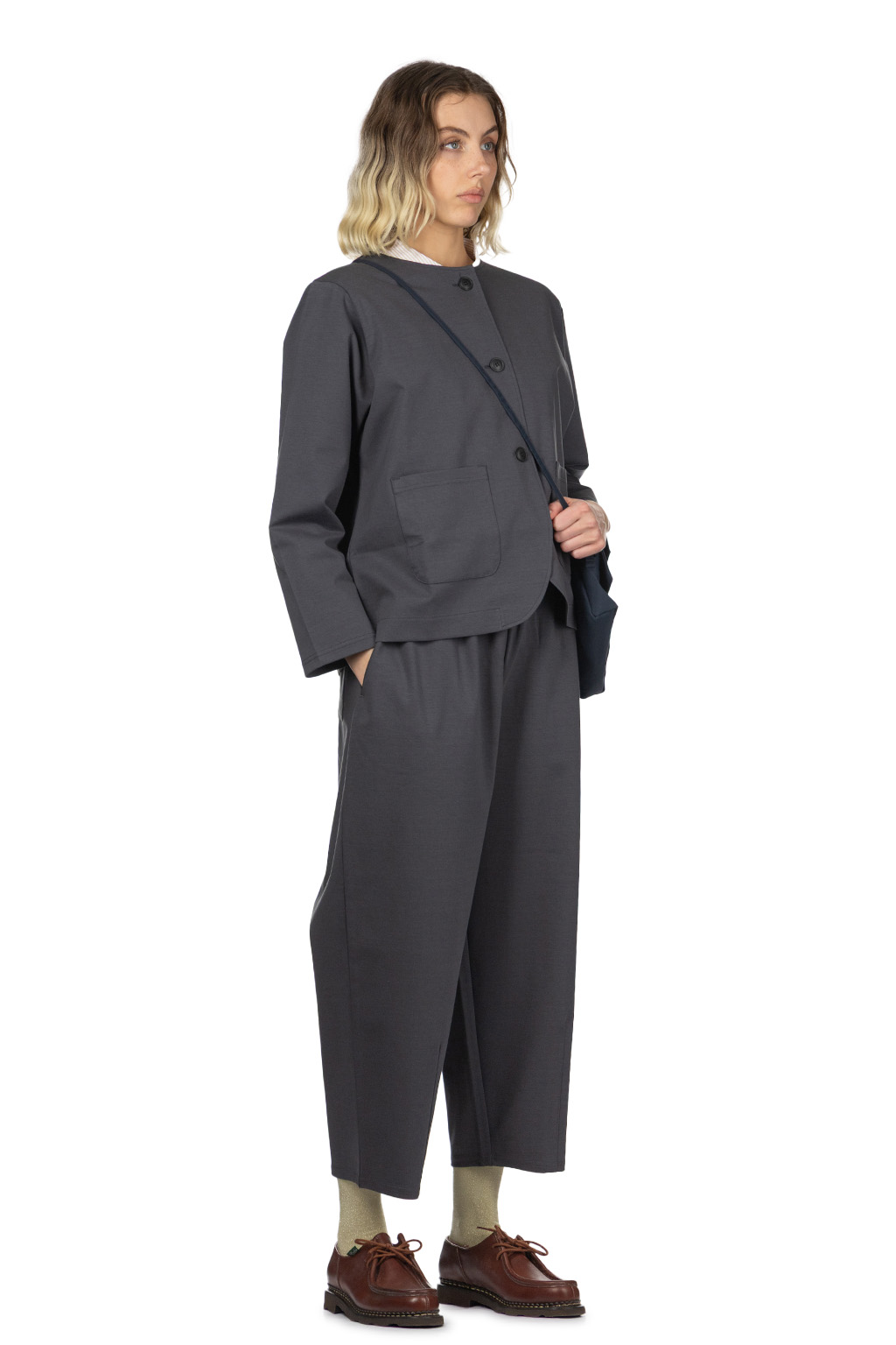 Nachukara - Ponte No Collar Jacket