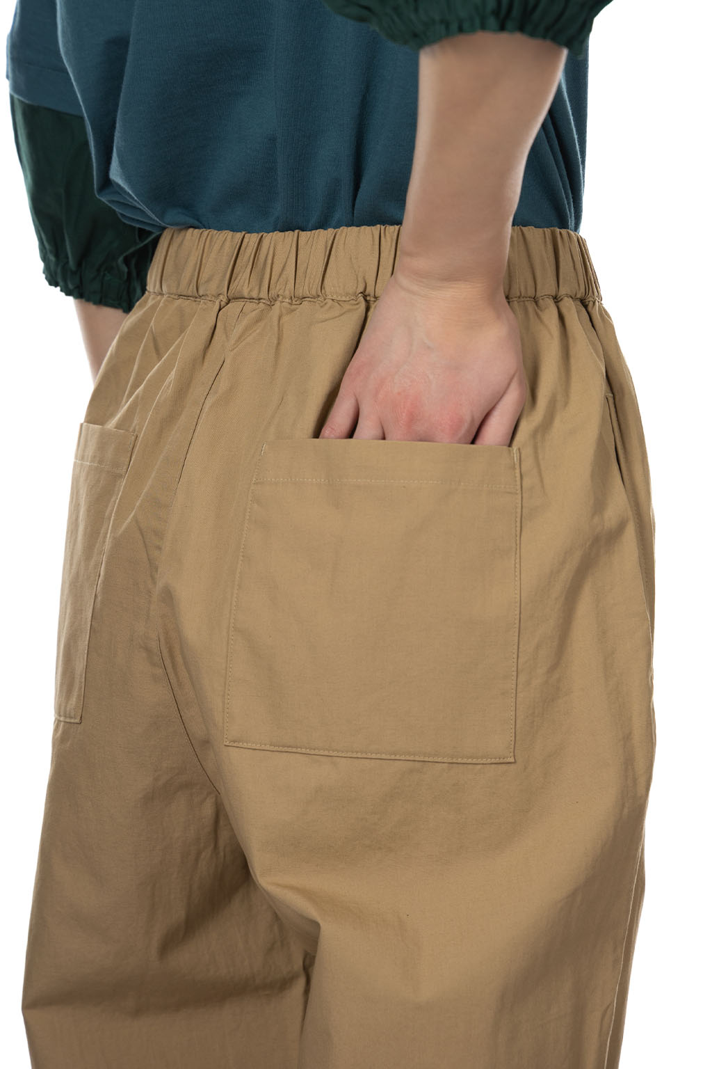 Nachukara - Tucked Pants - Beige