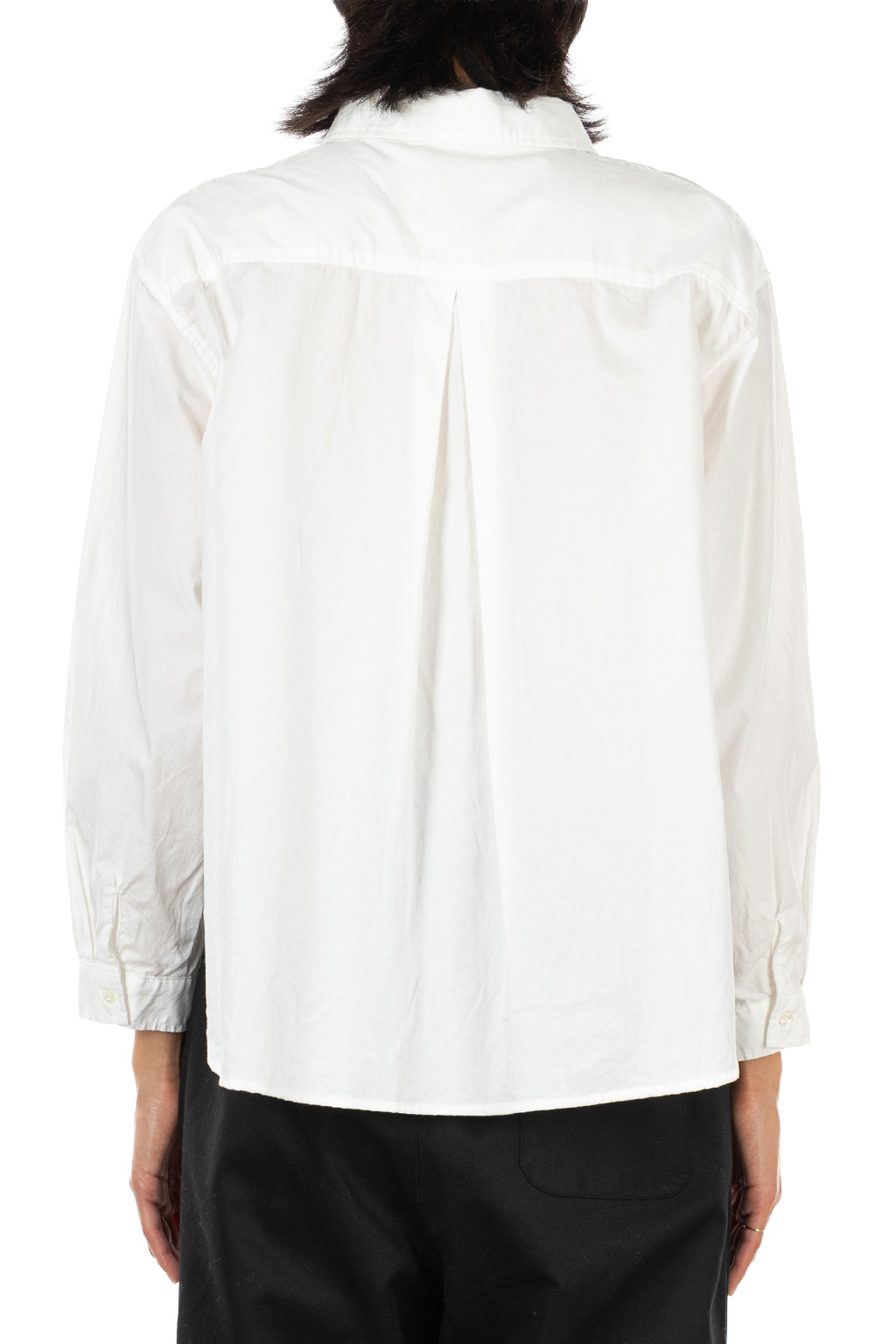 Nachukara - Washed Broadcloth Round Collar Shirt