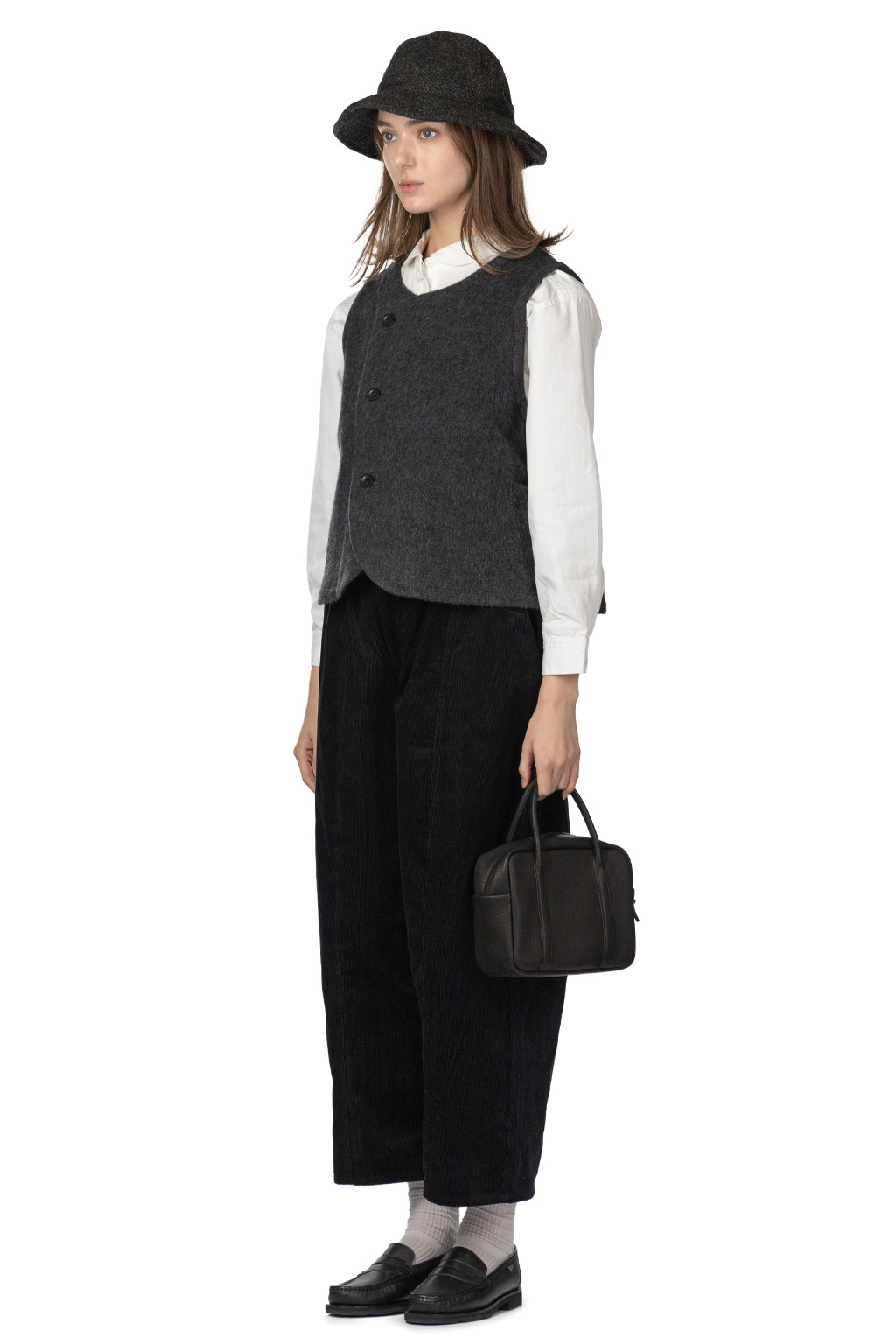 Nachukara - Wool Beaver 2 way Vest 