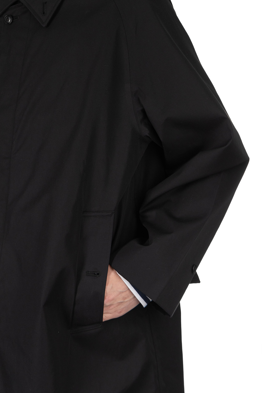 Nanamica (NAN) - 2L Cotton GORE-TEX Balmacaan Coat - Black