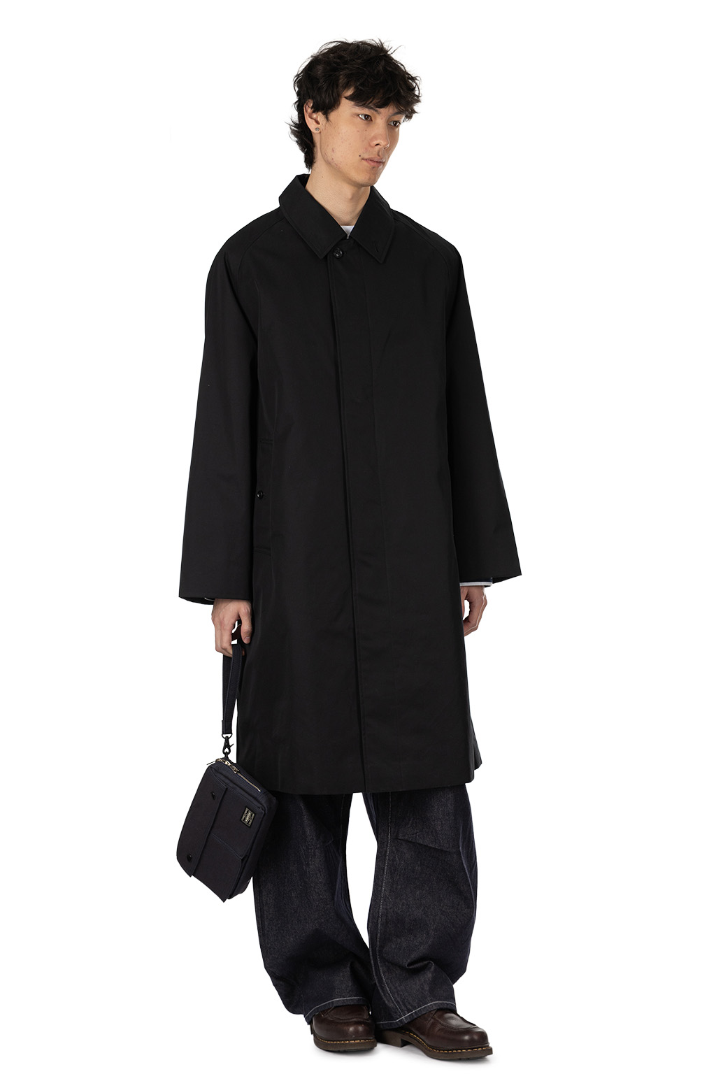 Nanamica (NAN) - 2L Cotton GORE-TEX Balmacaan Coat - Black