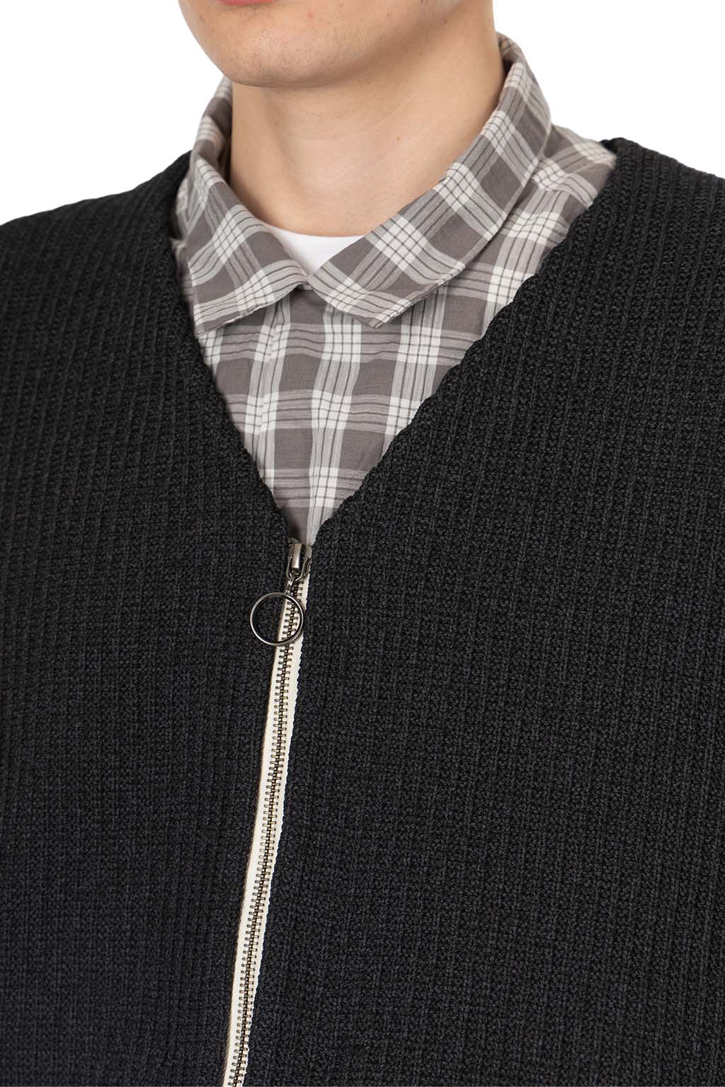 Nanamica (NAN) - 5G Zip Cardigan - Black