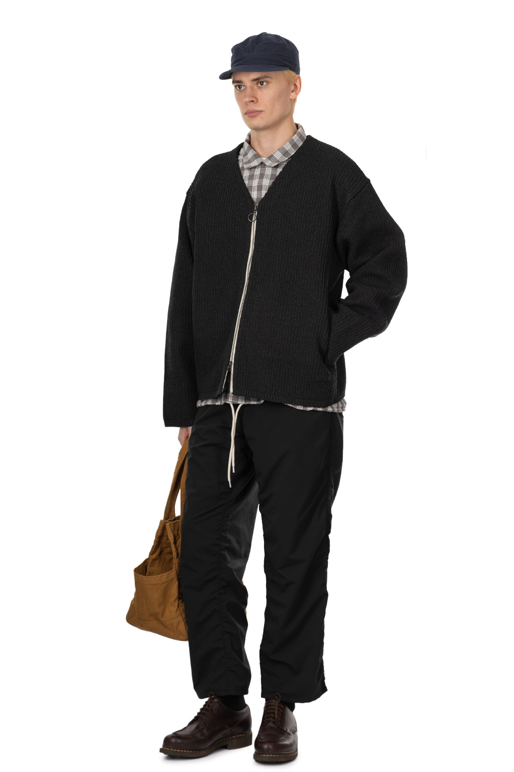 Nanamica (NAN) - 5G Zip Cardigan - Black
