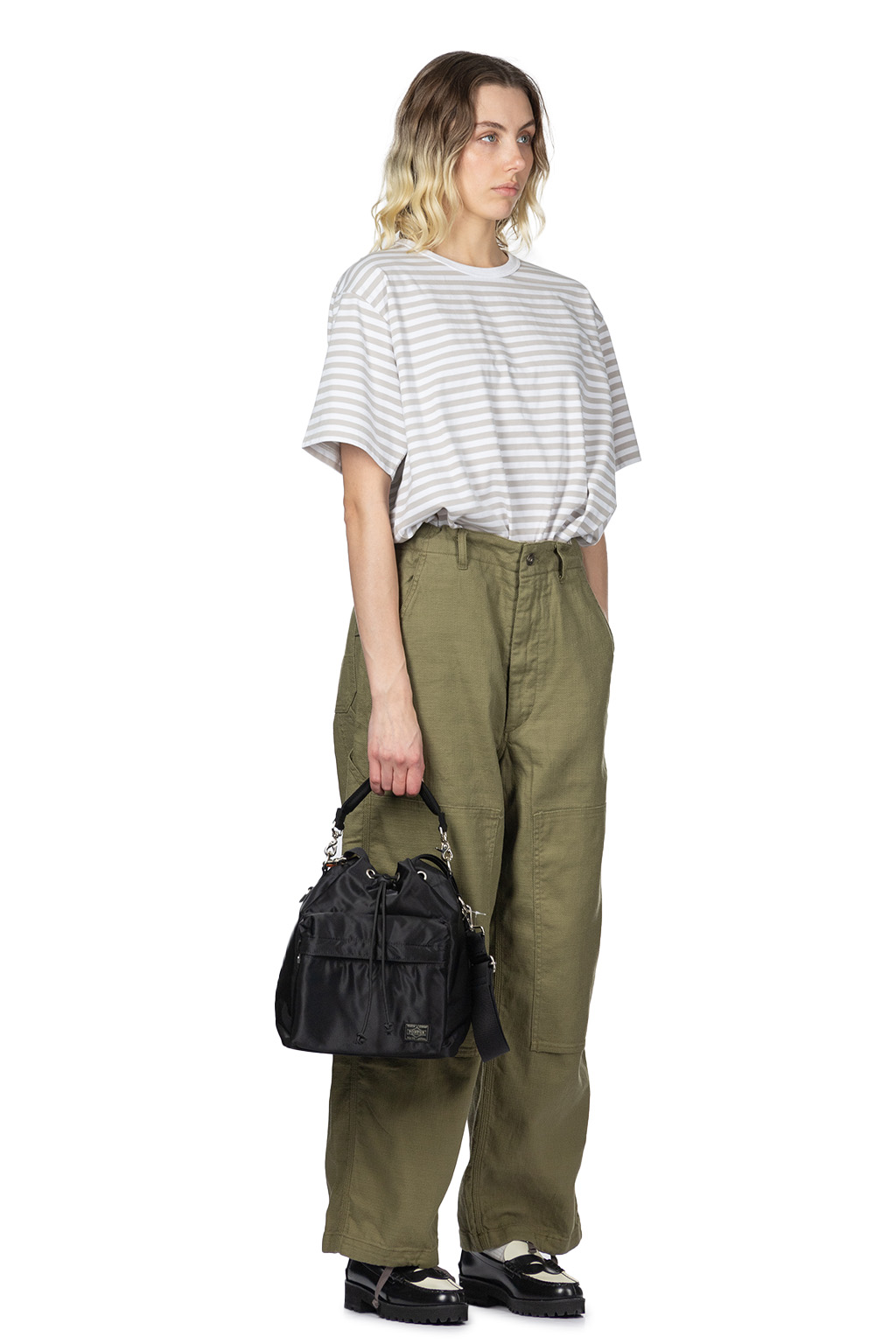 Nanamica (NAN) - Coolmax Stripe Jersey Tee