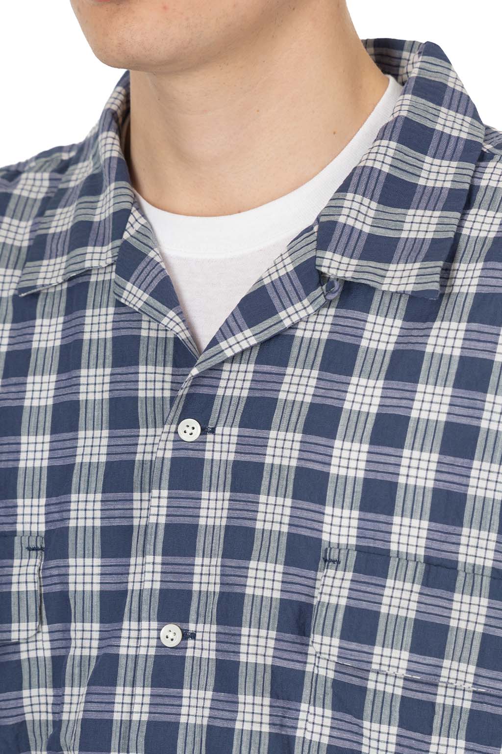 Nanamica (NAN) - Palaka Check Shirt - Navy